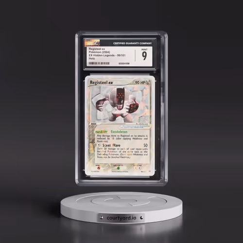 2004 Pokémon EX Hidden Legends #99 Registeel EX - Holo Holo (CGC 9 MINT)