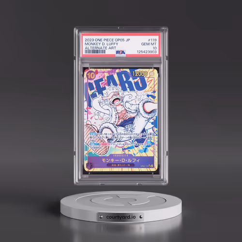2023 One Piece Japanese Awakening of the New Era #119 Monkey D. Luffy - Alternate Art (PSA 10 GEM MI