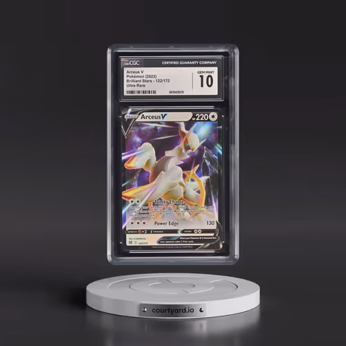 2022 Brilliant Stars #122/172 Arceus V - Holo (CGC 10 GEM MINT)