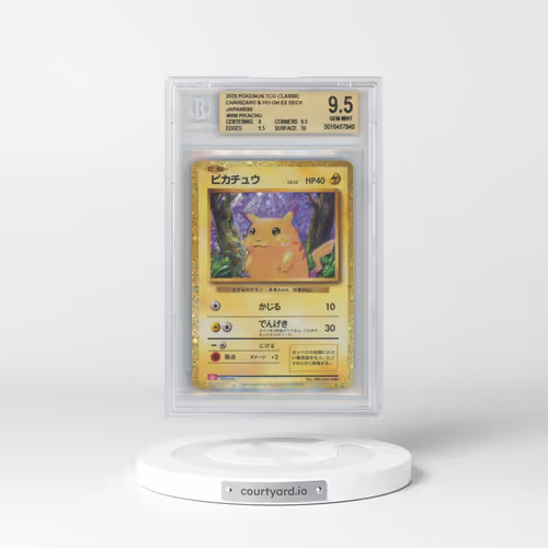 2023 Trading Card Game Classic - CLF, CLL, CLK #008 Pikachu - Holo Charizard & Ho-Oh ex Deck - CLL (BGS 9.5 GEM MINT)