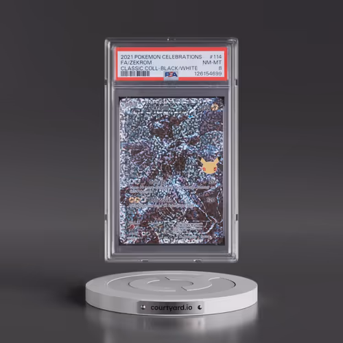 2021 Pokémon Celebrations Classic Collection #114 Zekrom - Full Art (PSA 8 NM-MT)