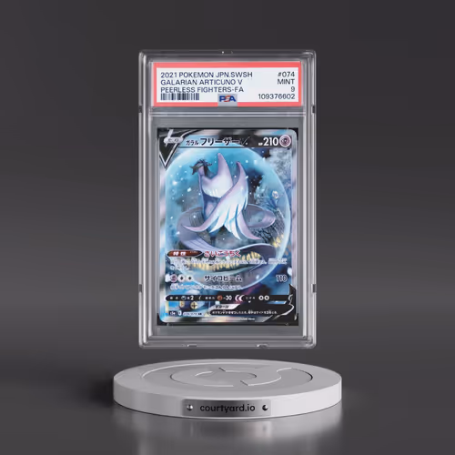 2021 Pokémon Sword & Shield Peerless Fighters #074 Galarian Articuno V - Holo Full Art (PSA 9 MINT)