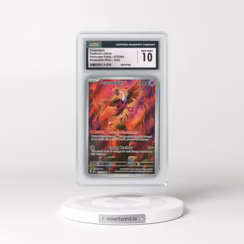 2024 Pokémon Sfa EN-Shrouded Fable #073 Fezandipiti - Illustration Rare (CGC 10 GEM MINT)