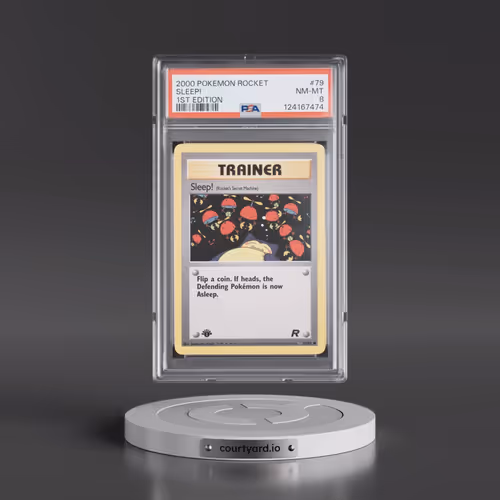2000 Pokémon Rocket #79 Sleep! - 1st Edition (PSA 8 NM-MT)