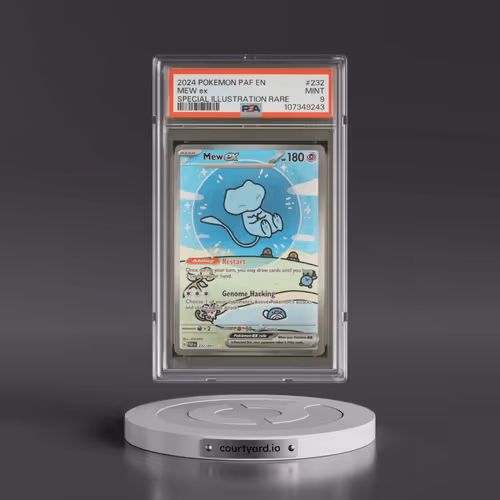 2024 Pokémon Paf EN-Paldean Fates #232 Mew EX - Holo Special Illustration Rare (PSA 9 MINT)