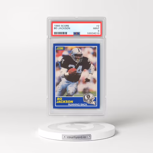 1989 Score #2 Bo Jackson (PSA 9 MINT)