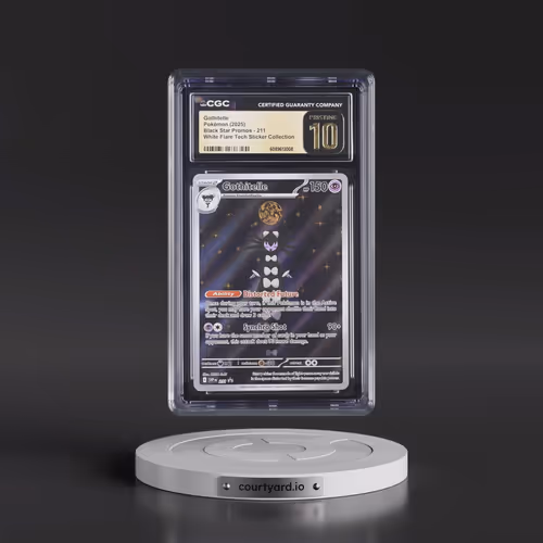 2025 Pokémon Svp EN-SV Black Star Promo #211 Gothitelle - White Flare Tech Sticker Collection (CGC 1