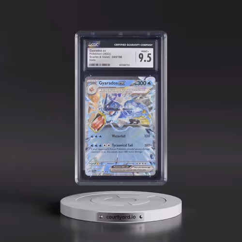2023 Scarlet & Violet #045/198 Gyarados ex - Holo (CGC 9.5 MINT+)