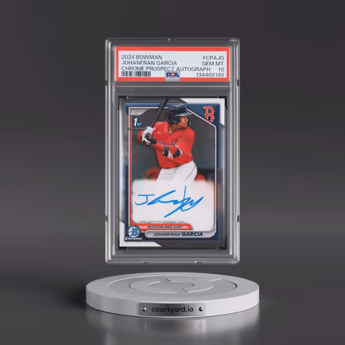 2024 Bowman Chrome Prospect Autographs #CPAJG Johanfran Garcia (PSA 10 GEM MINT)