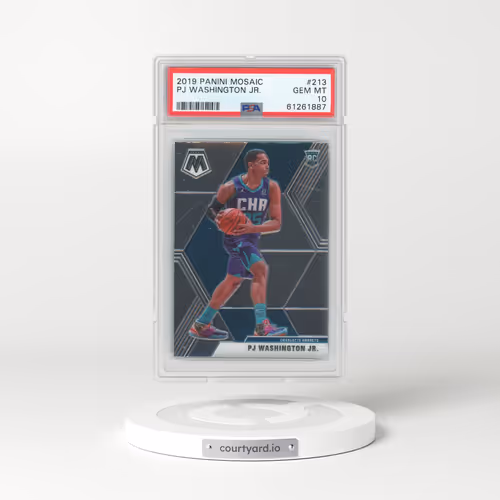 2019 Panini Mosaic #213 PJ Washington Jr. (PSA 10 GEM MINT)