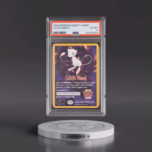 1999 Pokémon Insert Cards Catch Mew! (PSA 6 EX-MT)