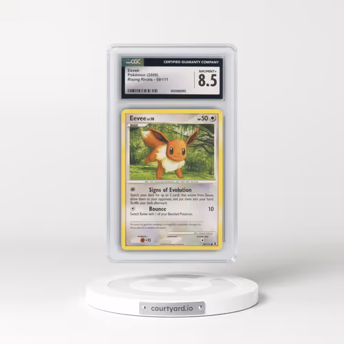 2009 Rising Rivals #59/111 Eevee (CGC 8.5 NM-MT+)