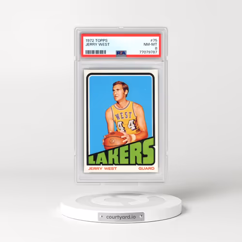 1972 Topps #75 Jerry West (PSA 8 NM-MT)