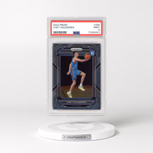 2022 Panini Prizm #266 Chet Holmgren (PSA 9 MINT)