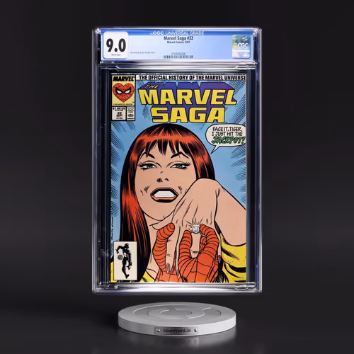 Marvel Saga #22 CGC 9.0 White Pages (Marvel Comics, 9/87) - Universal