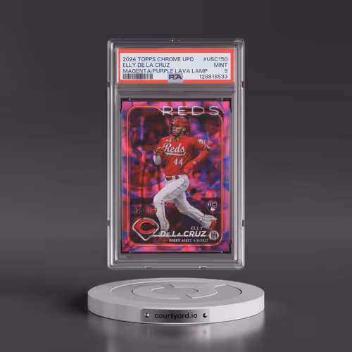 2024 Topps Chrome Update #USC150 Elly de La Cruz - Magenta/Purple Lava Lamp (PSA 9 MINT)