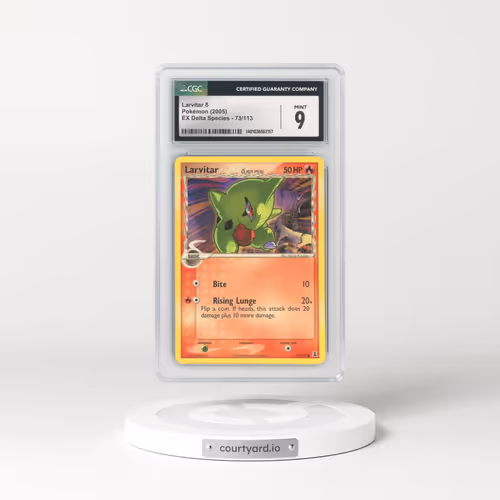 2005 EX Delta Species #73/113 Larvitar δ (CGC 9 MINT)