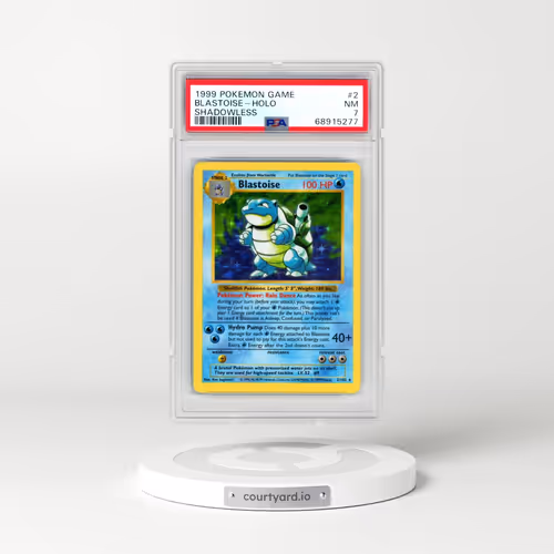 1999 Pokémon Game #2 Blastoise - Holo Shadowless (PSA 7 NM)