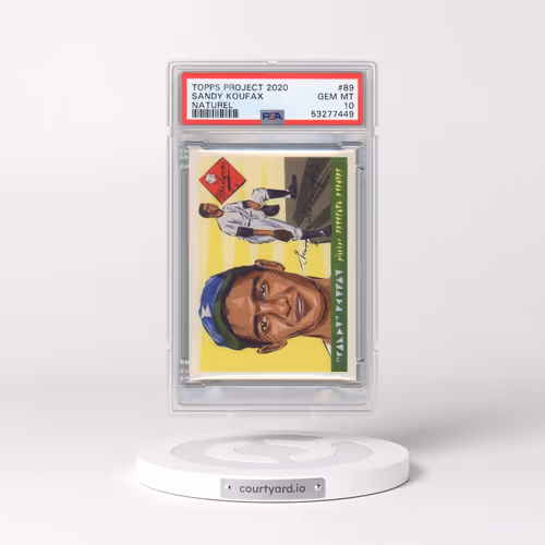 2020 Topps Project 2020 #89 Naturel/Sandy Koufax (PSA 10 GEM MINT)