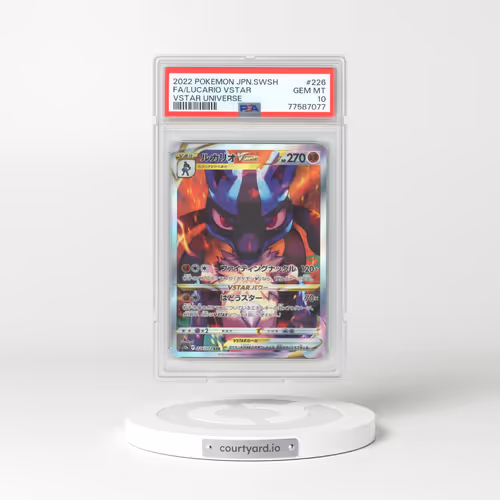 2022 Japanese Vstar Universe #226 Lucario VSTAR - Full Art Holo (PSA 10 GEM MINT)