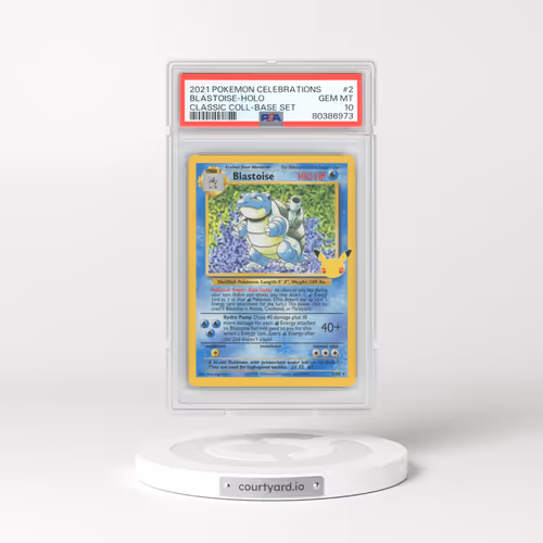 2021 Celebrations #2 Blastoise - Holo (PSA 10 GEM MINT)