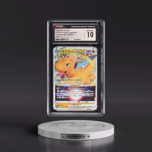 2022 Pokémon GO #050/071 Dragonite VSTAR - Holo (CGC 10 GEM MINT)