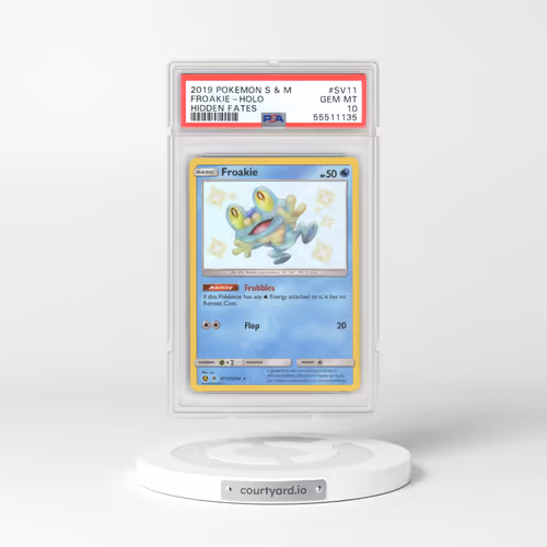 2019 Hidden Fates #SV11 Froakie - Holo (PSA 10 GEM MINT)