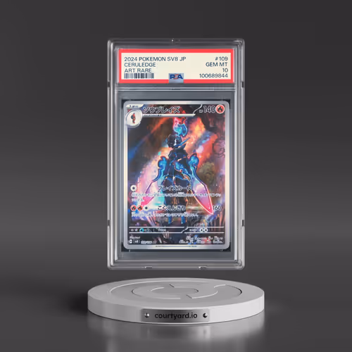 2024 Pokémon SV8-Super Electric Breaker #109 Ceruledge - Art Rare (PSA 10 GEM MINT)