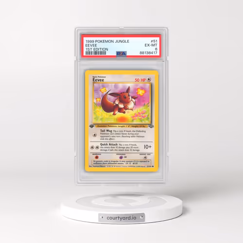 1999 Pokémon Jungle #51 Eevee - 1st Edition (PSA 6 EX-MT)