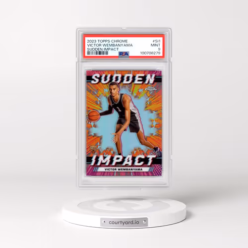 2023 Topps Chrome Sudden Impact #SI1 Victor Wembanyama (PSA 9 MINT)