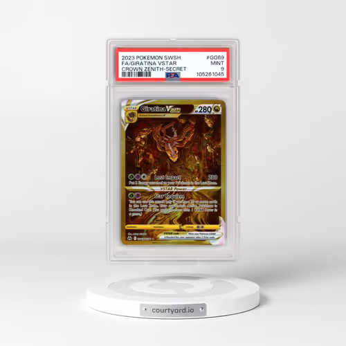 2023 Pokémon Sword and Shield Crown Zenith #GG69 Giratina Vstar - Full Art Secret (PSA 9 MINT)