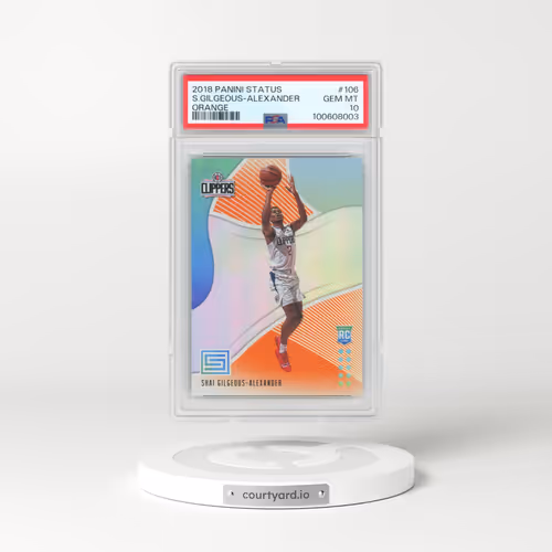 2018 Panini Status #106 Shai Gilgeous-Alexander - Orange (PSA 10 GEM MINT)
