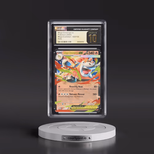 2025 Mega Evolution - MEG EN #022/132 Mega Camerupt ex - Holo (CGC 10 PRISTINE)