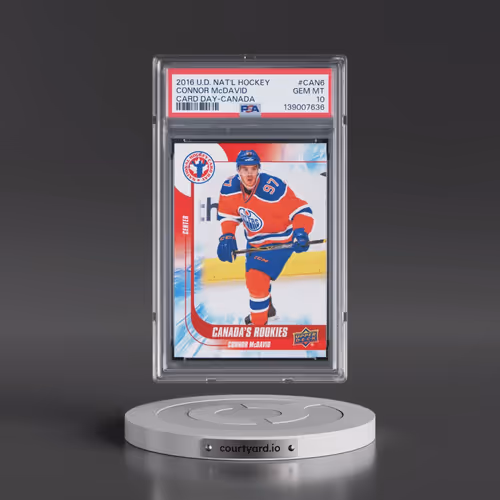 2016 Upper Deck National Hockey Card Day-Canada #CAN6 Connor McDavid (PSA 10 GEM MINT)