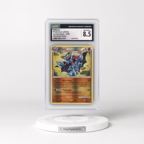 2010 Undaunted #4/90 Gliscor - Reverse Holo (CGC 8.5 NM-MT+)