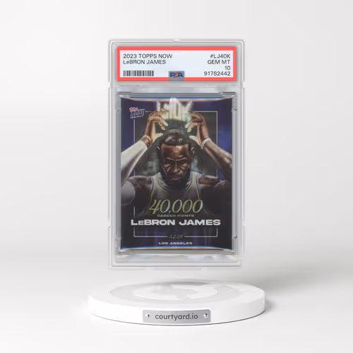 2023 Topps Now #LJ40K LeBron James (PSA 10 GEM MINT)