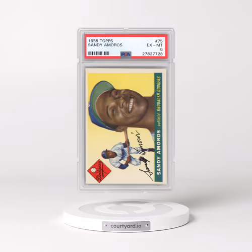 1955 Topps #75 Sandy Amoros (PSA 6 EX-MT)