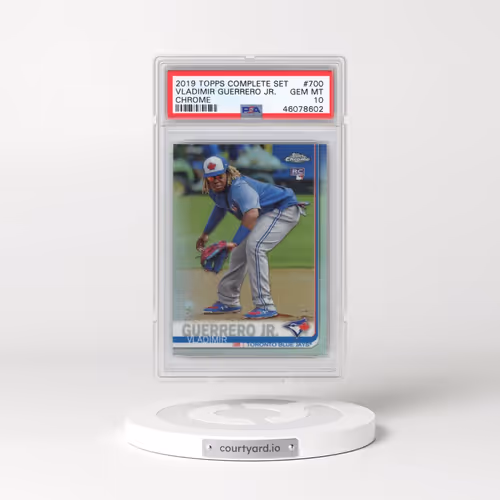 2019 Topps Complete Set #700 Vladimir Guerrero Jr. - Chrome (PSA 10 GEM MINT)
