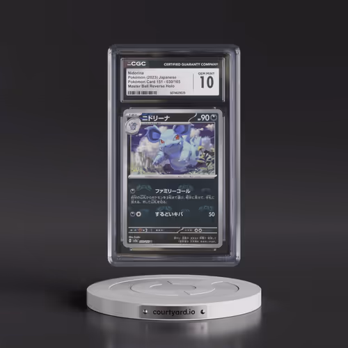2023 Pokémon Card 151 #030/165 Nidorina - Reverse Holo Master Ball (CGC 10 GEM MINT)