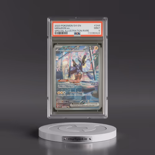 2023 Pokémon Svi EN-Scarlet & Violet #244 Miraidon EX - Holo Special Illustration Rare (PSA 9 MINT)