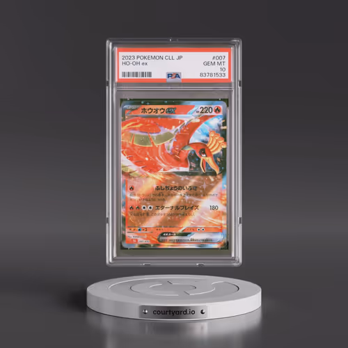2023 Pokémon Cll-Trading Card Game Classic Charizard & HO-Oh EX Deck #007 HO-Oh EX - Holo (PSA 10 GE