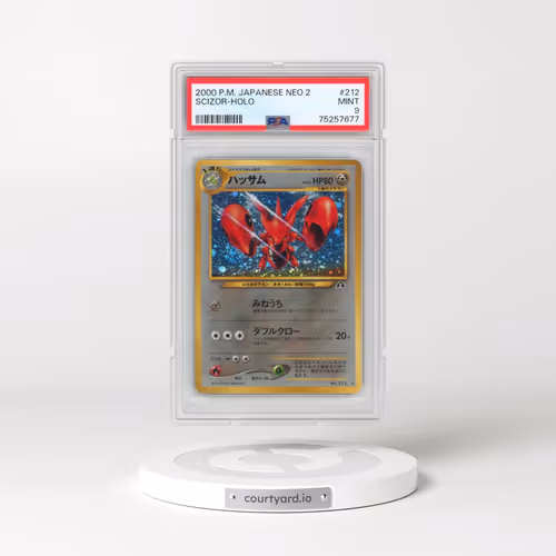 2000 Pokémon Neo 2 #212 Scizor - Holo (PSA 9 MINT)