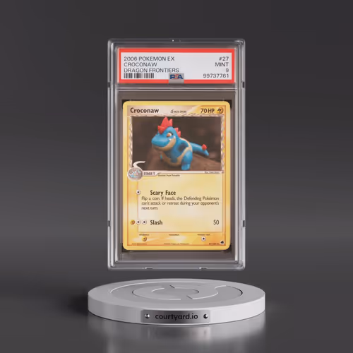 2006 Pokémon EX Dragon Frontiers #27 Croconaw (PSA 9 MINT)