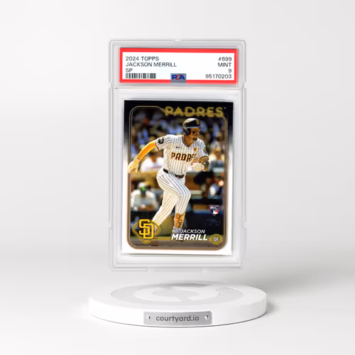 2024 Topps #699 Jackson Merrill - SP (PSA 9 MINT)