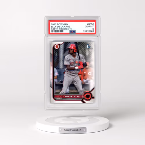 2022 Bowman Paper Prospects #BP50 Elly de La Cruz (PSA 10 GEM MINT)
