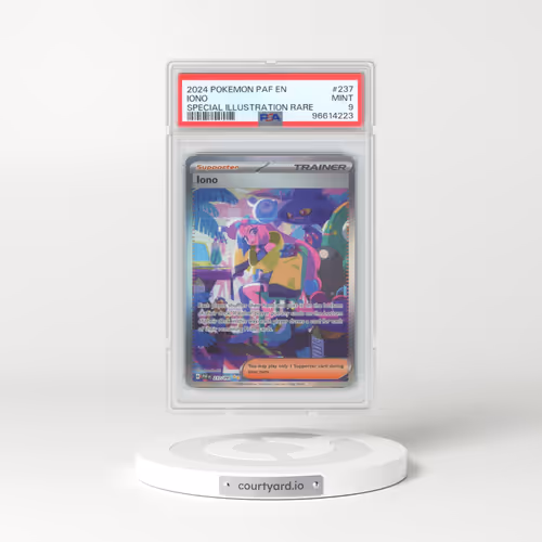 2024 Pokémon Paf EN-Paldean Fates #237 Iono - Special Illustration Rare (PSA 9 MINT)