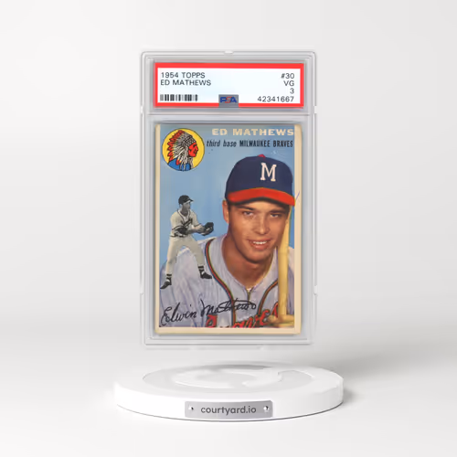 1954 Topps #30 Ed Mathews (PSA 3 VG)