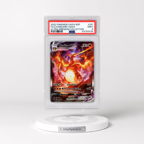 2022 Pokémon Swsh Black Star Promo #261 Charizard Vmax - Full Art Sword & Shield Ultra-Premium Collection-Charizard (PSA 9 MINT)