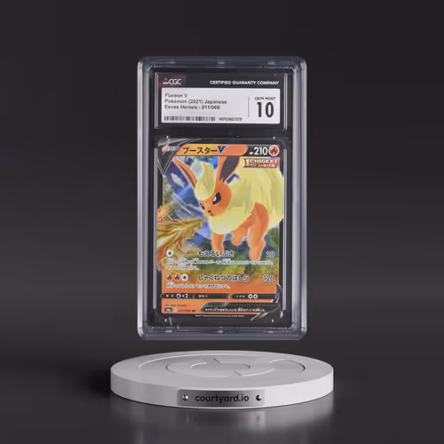 2021 Eevee Heroes #011/069 Flareon V - Holo (CGC 10 GEM MINT)