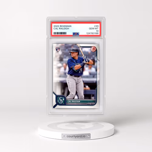 2022 Bowman #49 Cal Raleigh (PSA 10 GEM MINT)